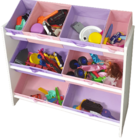 Organizador De Brinquedos Infantil Organibox Feminino Rosa E