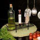 Organizador De Cozinha/ Banheiro Aramado Branco Forma Inox