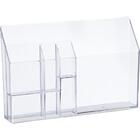 Organizador De Escritorio Office Com Divisorias Cristal