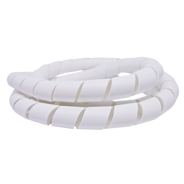 Organizador De Fios 19mm X 50metros Branco Mz Plastic