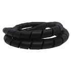 Organizador De Fios 6mm X 100metros Preto Mz Plastic