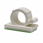 Organizador De Fios Autoadesivo Mz Clip Branco 9mm - 100 Peças