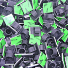 Organizador De Fios Autoadesivo Mz Clip Preto 13mm - 100 Peças