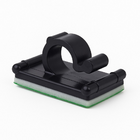 Organizador De Fios Autoadesivo Mz Clip Preto 6mm - 20 Peças