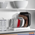 Organizador De Formas Travessas E Frigideiras Com 6 Divisória