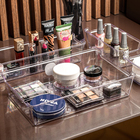 Organizador de Gaveta Plástico 5,5x25,9x17,2cm Transparente Uz Utilidades
