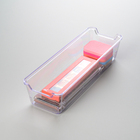 Organizador de Gaveta Plástico 5,5x25,9x8,6cm Transparente Uz Utilidades