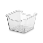 Organizador de Gaveta Plástico 5,5x8,6x8,6cm Transparente Uz Utilidades