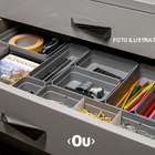 Organizador De Gaveta Verde 8x11x5 Cm Marca Ou Martiplast