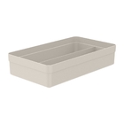 Organizador De Gavetas Colmeia  Logic 2 Divisórias Bege - Ou