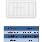 Organizador De Gavetas E Talher Até 106x49cm Og-80