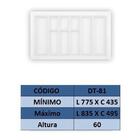 Organizador De Gavetas E Talher Até 106x49cm Og-80