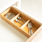 Organizador de Gavetas Keep 3 Nichos Bambu OU