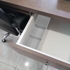 Organizador De Gavetas Logic Com 2 Divisórias Branco - Ou