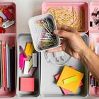 Organizador De Gavetas Mini Logic Bege 11 5x8 5x5 5cm - Ou