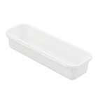 Organizador de Gavetas Plástco Branco 23x7,5x4,5cm Dasplast