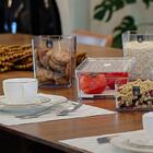 Organizador De Geladeira Com Grade 2,8l Transparente Médio Fr