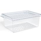 Organizador De Geladeira Com Tampa 660ml Cozinha Multiuso Fru