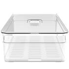 Organizador De Geladeira Empilhável 2,8l Clear Fresh Com Resp