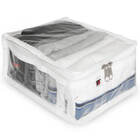 Organizador De Mala Viagem Branco Roupas Plástico Pequeno 20x