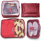 Organizador De Mala Viagem Necessaire Kit 6 Peças Azul Escuro