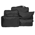 Organizador De Mala Viagem Necessaire Kit 6 Peças Preto Cbrn2