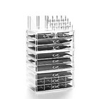 Organizador De Maquiagem Com 10 Gavetas E Porta Batom