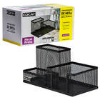 Organizador De Metal Telado Para Escritório Porta Caneta Etc