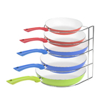 Organizador de Panelas e Frigideiras Cromado Delinia