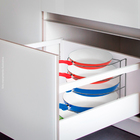 Organizador de Panelas e Frigideiras Cromado Delinia