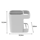 Organizador De Pia E Porta Escorredor Talheres 2 Em 1