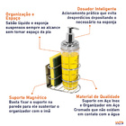 Organizador De Pia Magnético Fácil Fixação Forma Inox