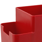 Organizador de Pia Plástico Vermelho Bold Single Coza