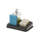 Organizador de Pia Preto com Dispenser para Detergente Forma