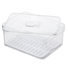 Organizador de Plástico Clear Fresh 2,2L Translúcido OU