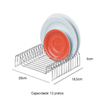 Organizador De Pratos 12 Posiçoes Future 1084