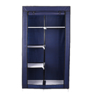 Organizador De Roupa Desmontável Compacto 2 Divisôes Azul