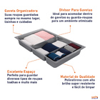 Organizador De Roupas Grande Para Gaveta Guarda-roupa 45x73x1