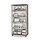 Organizador De Sapato Com 5 Prateleira 2 Porta Cor Branco