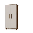 Organizador De Sapato Com 5 Prateleira 2 Porta Cor Malbec/off