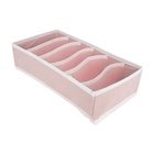 Organizador De Sutiã Com 6 Colmeias (p) - Rosa Bebê