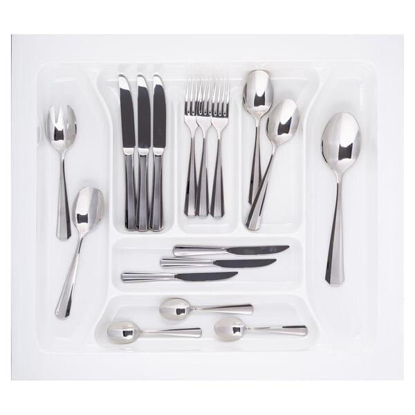 Organizador De Talheres 10155 Para Gavetas De Cozinha - Branc