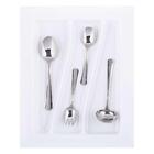 Organizador De Talheres 10175 Para Gavetas De Cozinha - Branc