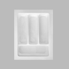 Organizador De Talheres Dt04 Branco Moldplast