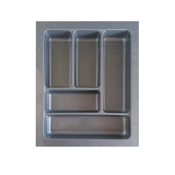 Organizador De Talheres Dt53 Cinza Moldplast