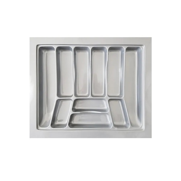 Organizador De Talheres Dt55 Cinza Moldplast