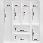 Organizador De Talheres Dt56 Branco Moldplast