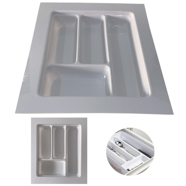 Organizador De Talheres Dt75 Branco Moldplast