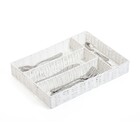 Organizador de Talheres Textura Rattan Oikos