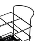 Organizador De Talheres Utimil Porta Garfo E Faca Preto Para